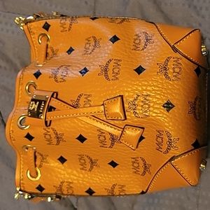 MCM Orange Crossbody Bag